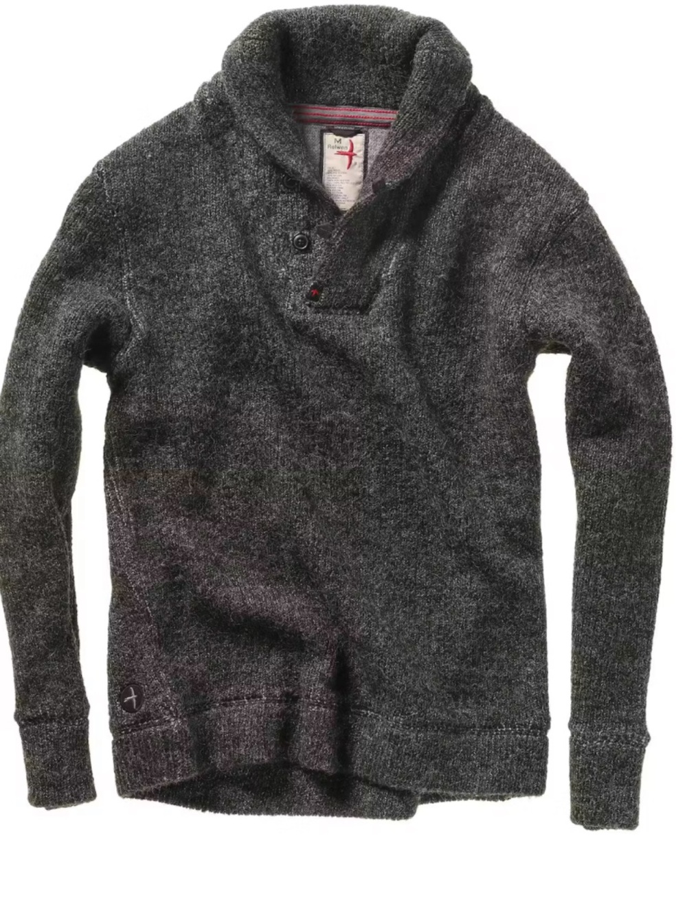 Relwen Men's Dark Gray Old Salt Sweater